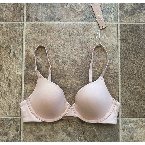 Skims Fits Everybody T-shirt Bra Clay Size 32A - Picture 1 of 7